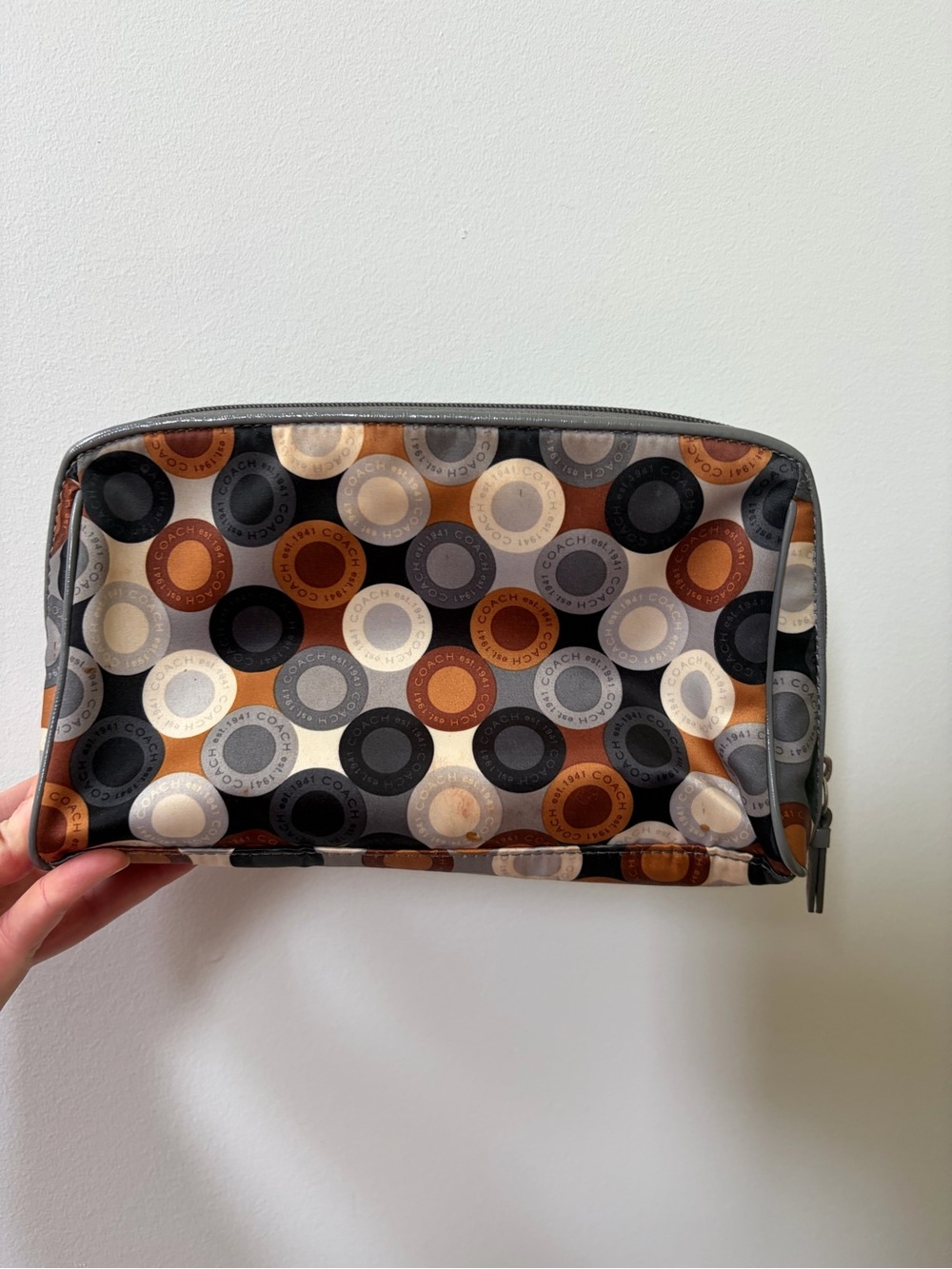Vintage Coach Travel Clutch